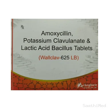 wallclav 625 lb tablet Allopathy (Amoxycillin (500mg)) - Uses in Hindi, Side Effects, Substitutes & Price in India