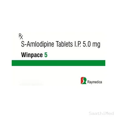 winpace 5 tablet Allopathy (S-Amlodipine (5mg)) - Uses in Hindi, Side Effects, Substitutes & Price in India