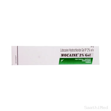 wocaine 2% gel - Lidocaine (2% w/v) medicine