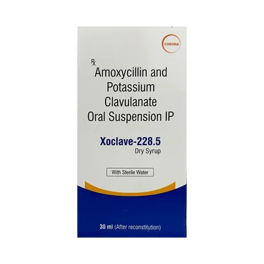 xoclave dry syrup Allopathy (Amoxycillin (200mg)) - Uses in Hindi, Side Effects, Substitutes & Price in India