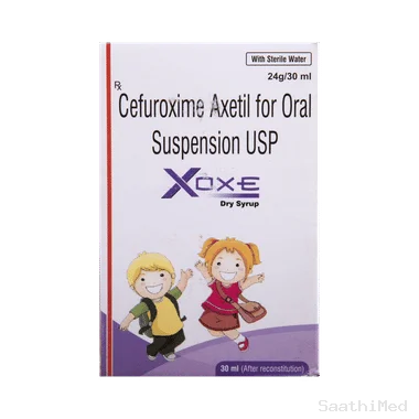 xoxe dry syrup Allopathy (Cefuroxime (125mg)) - Uses in Hindi, Side Effects, Substitutes & Price in India