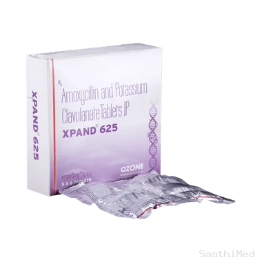 xpand 625 tablet Allopathy (Amoxycillin (500mg)) - Uses in Hindi, Side Effects, Substitutes & Price in India