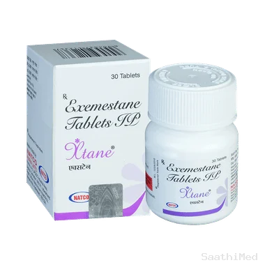 xtane tablet Allopathy (Exemestane (25mg)) - Uses in Hindi, Side Effects, Substitutes & Price in India