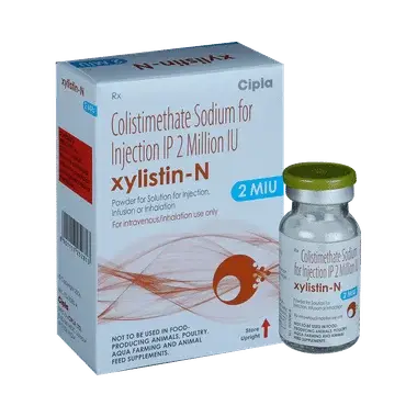 xylistin-n 2 miu injection Allopathy (Colistimethate Sodium (2000000IU)) - Uses, Side Effects, Substitutes & Price