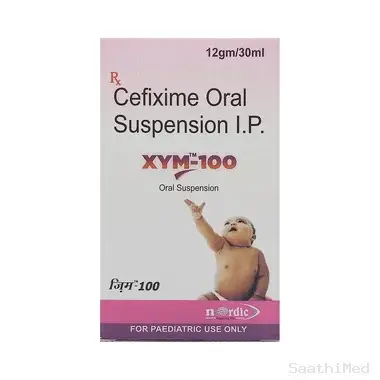 xym 100mg dry syrup - Cefixime (100mg) + Lactobacillus (60Million spores) medicine
