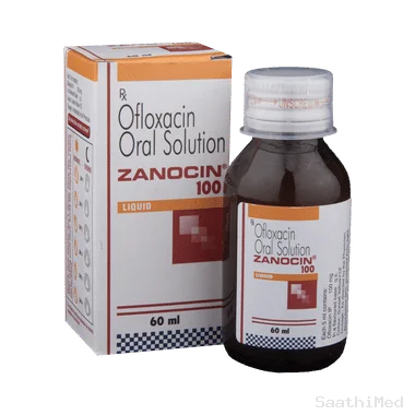 zanocin 100 liquid Allopathy (Ofloxacin (100mg/5ml)) - Uses in Hindi, Side Effects, Substitutes & Price in India