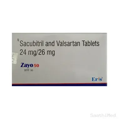 zayo 50 tablet - Sacubitril (24mg) + Valsartan (26mg) medicine