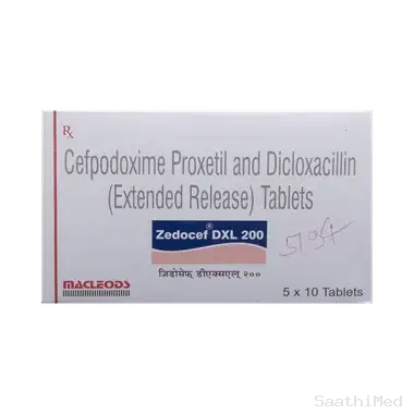 zedocef dxl 200 tablet er Allopathy (Cefpodoxime Proxetil (200mg)) - Uses in Hindi, Side Effects, Substitutes & Price in India