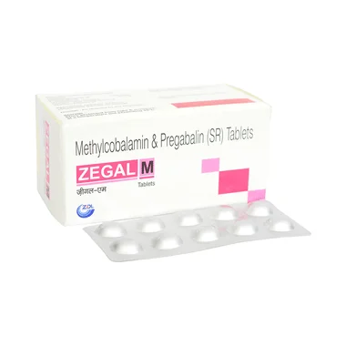 zegal m tablet sr Allopathy (Methylcobalamin (1500mcg)) - Uses in Hindi, Side Effects, Substitutes & Price in India