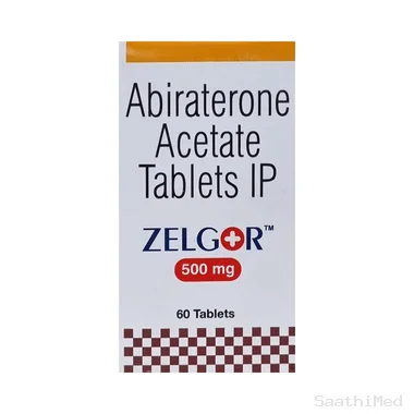 zelgor 500mg tablet Allopathy (Abiraterone Acetate (500mg)) - Uses in Hindi, Side Effects, Substitutes & Price in India