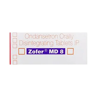 zofer md 8 tablet Allopathy (Ondansetron (8mg)) - Uses in Hindi, Side Effects, Substitutes & Price in India