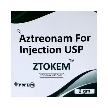 ztokem injection - Aztreonam (2000mg) medicine
