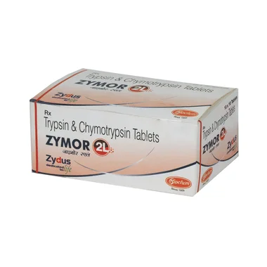 zymor 2l tablet - Trypsin Chymotrypsin (200000AU) medicine