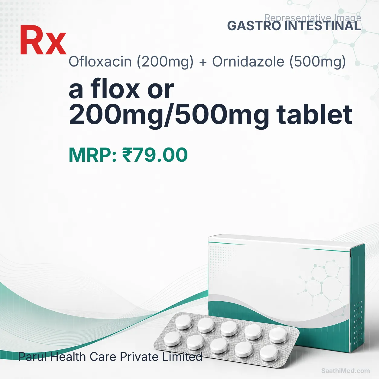 a flox or 200mg/500mg tablet Allopathy (Ofloxacin (200mg)) - Uses in Hindi, Side Effects, Substitutes & Price in India