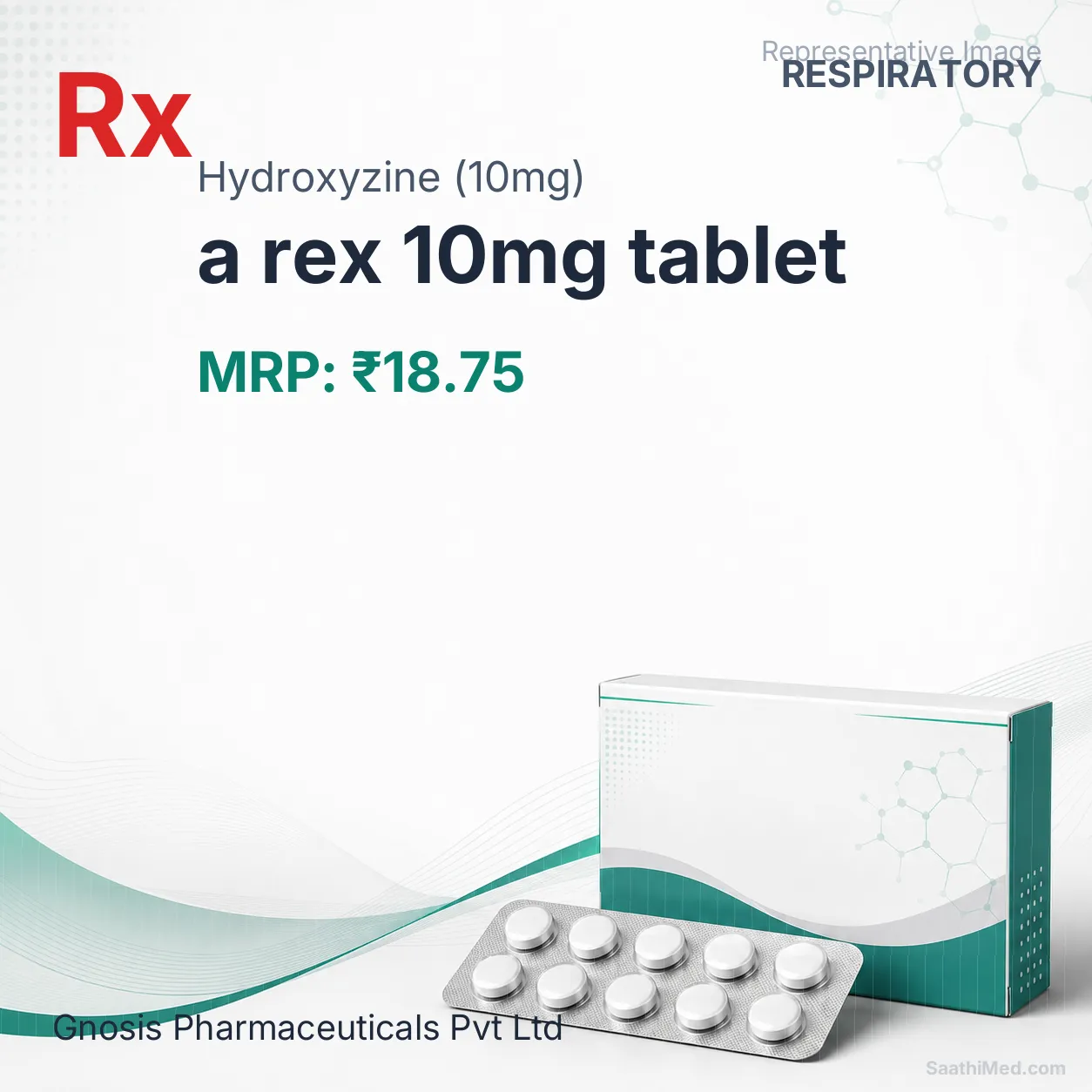 a rex 10mg tablet Allopathy (Hydroxyzine (10mg)) - Uses in Hindi, Side Effects, Substitutes & Price in India