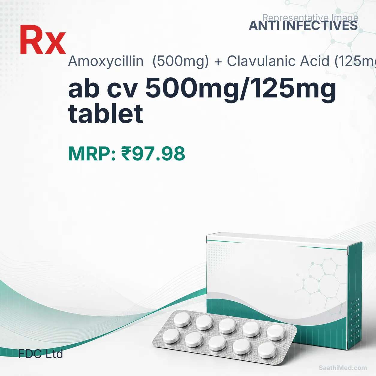 ab cv 500mg/125mg tablet Allopathy (Amoxycillin (500mg)) - Uses in Hindi, Side Effects, Substitutes & Price in India