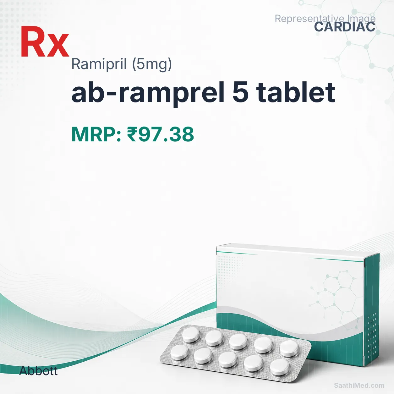 ab-ramprel 5 tablet Allopathy (Ramipril (5mg)) - Uses in Hindi, Side Effects, Substitutes & Price in India