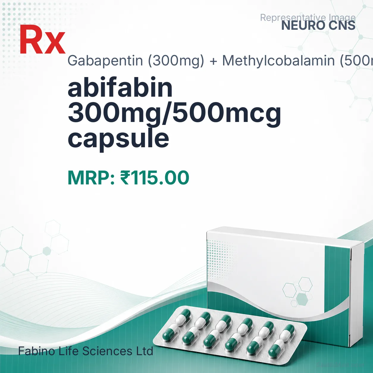 abifabin 300mg/500mcg capsule Allopathy (Gabapentin (300mg)) - Uses in Hindi, Side Effects, Substitutes & Price in India