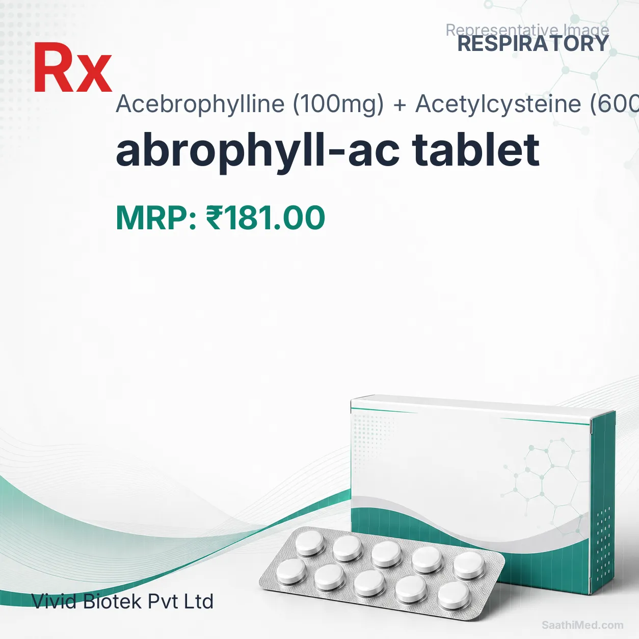 abrophyll-ac tablet Allopathy (Acebrophylline (100mg)) - Uses in Hindi, Side Effects, Substitutes & Price in India