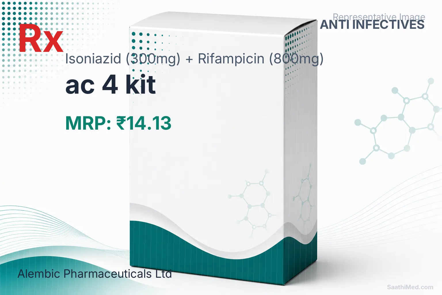 ac 4 kit Allopathy (Isoniazid (300mg)) - Uses in Hindi, Side Effects, Substitutes & Price in India