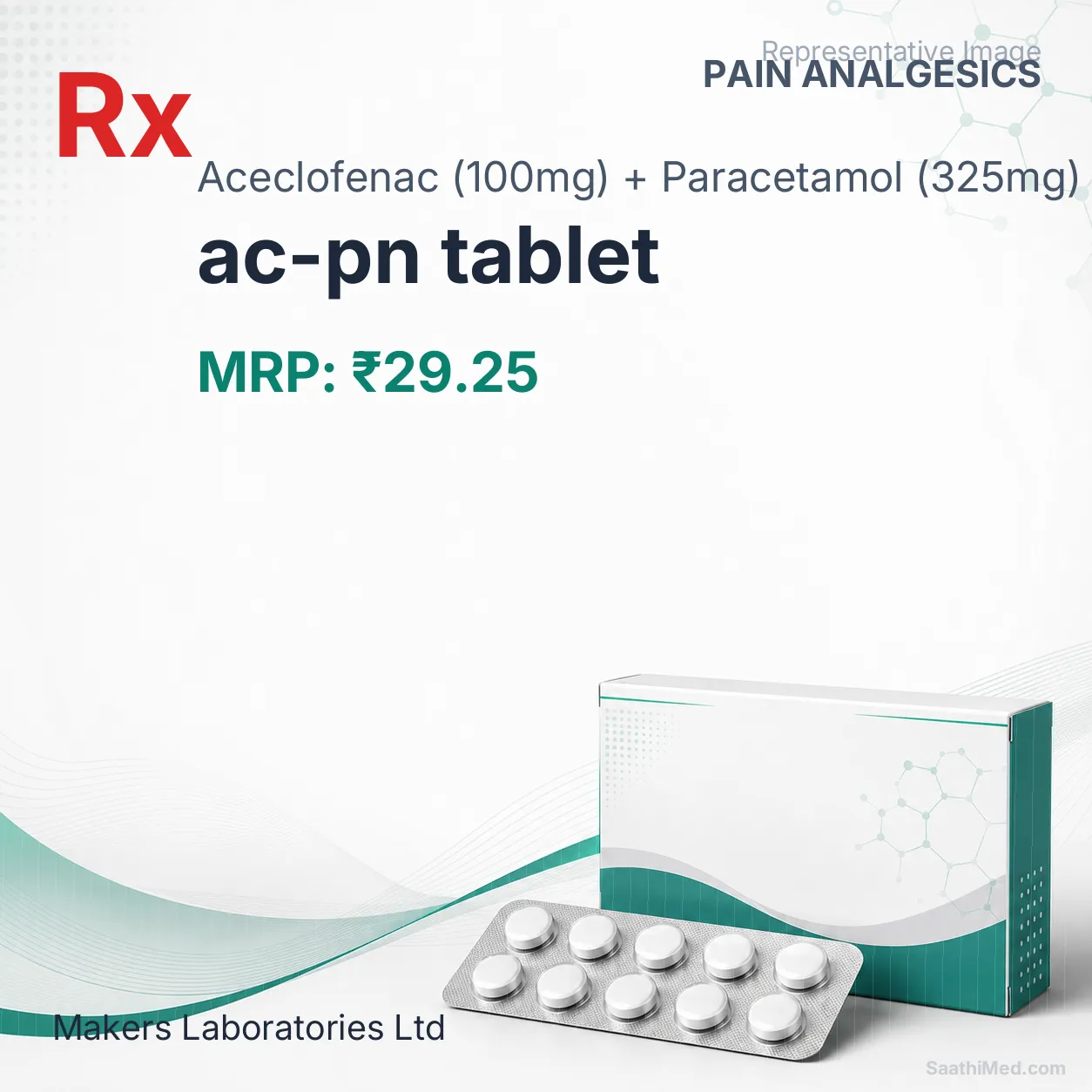 ac-pn tablet Allopathy (Aceclofenac (100mg)) - Uses in Hindi, Side Effects, Substitutes & Price in India