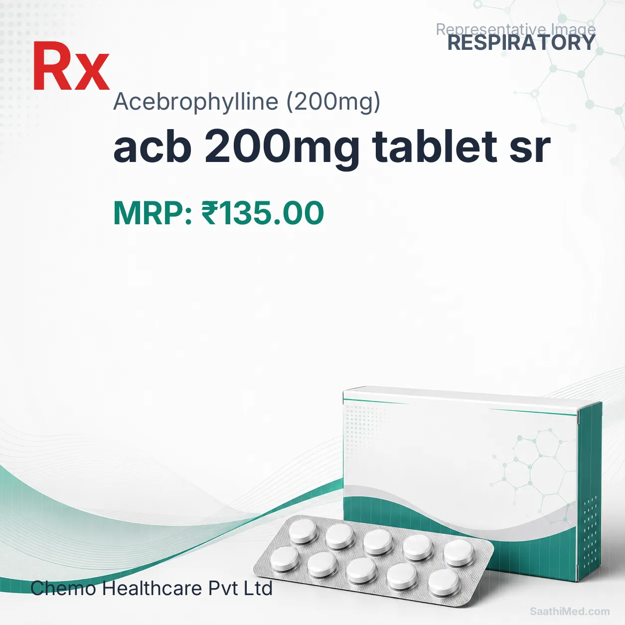 acb 200mg tablet sr Allopathy (Acebrophylline (200mg)) - Uses in Hindi, Side Effects, Substitutes & Price in India