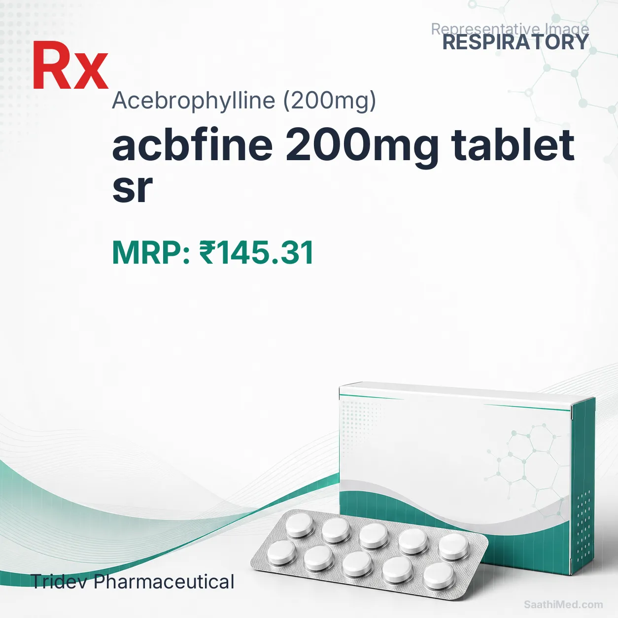 acbfine 200mg tablet sr - Acebrophylline (200mg) medicine