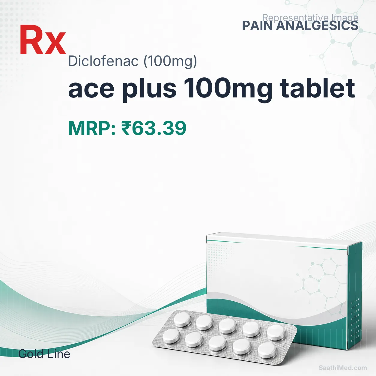 ace plus 100mg tablet Allopathy (Diclofenac (100mg)) - Uses in Hindi, Side Effects, Substitutes & Price in India