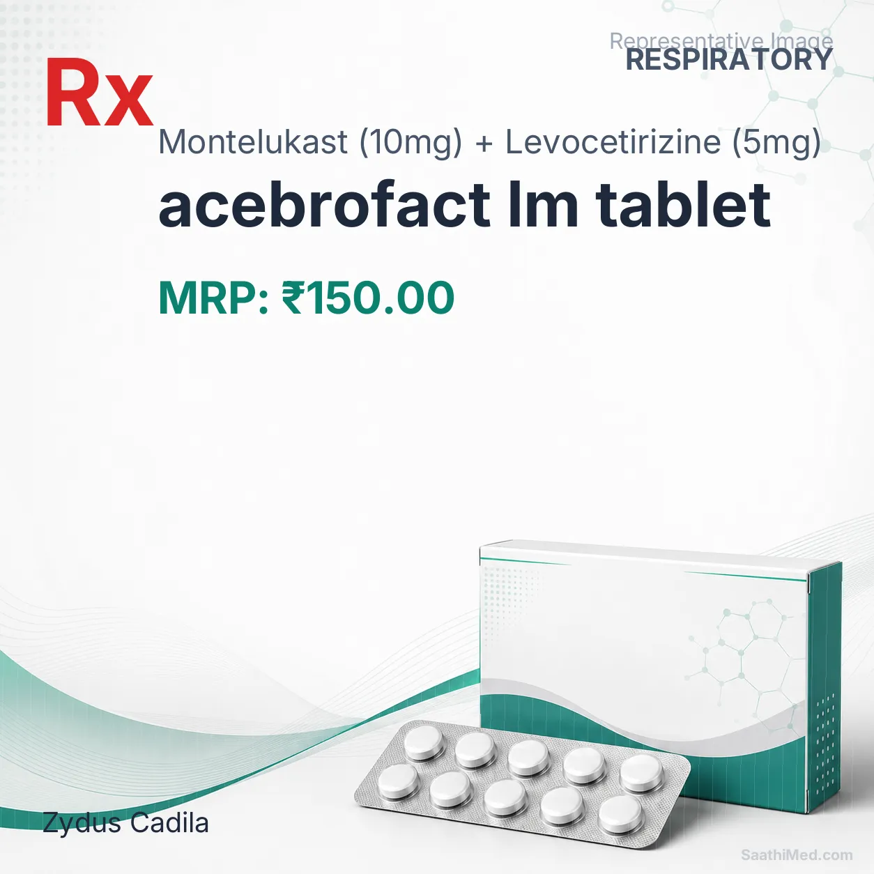 acebrofact lm tablet Allopathy (Montelukast (10mg)) - Uses in Hindi, Side Effects, Substitutes & Price in India
