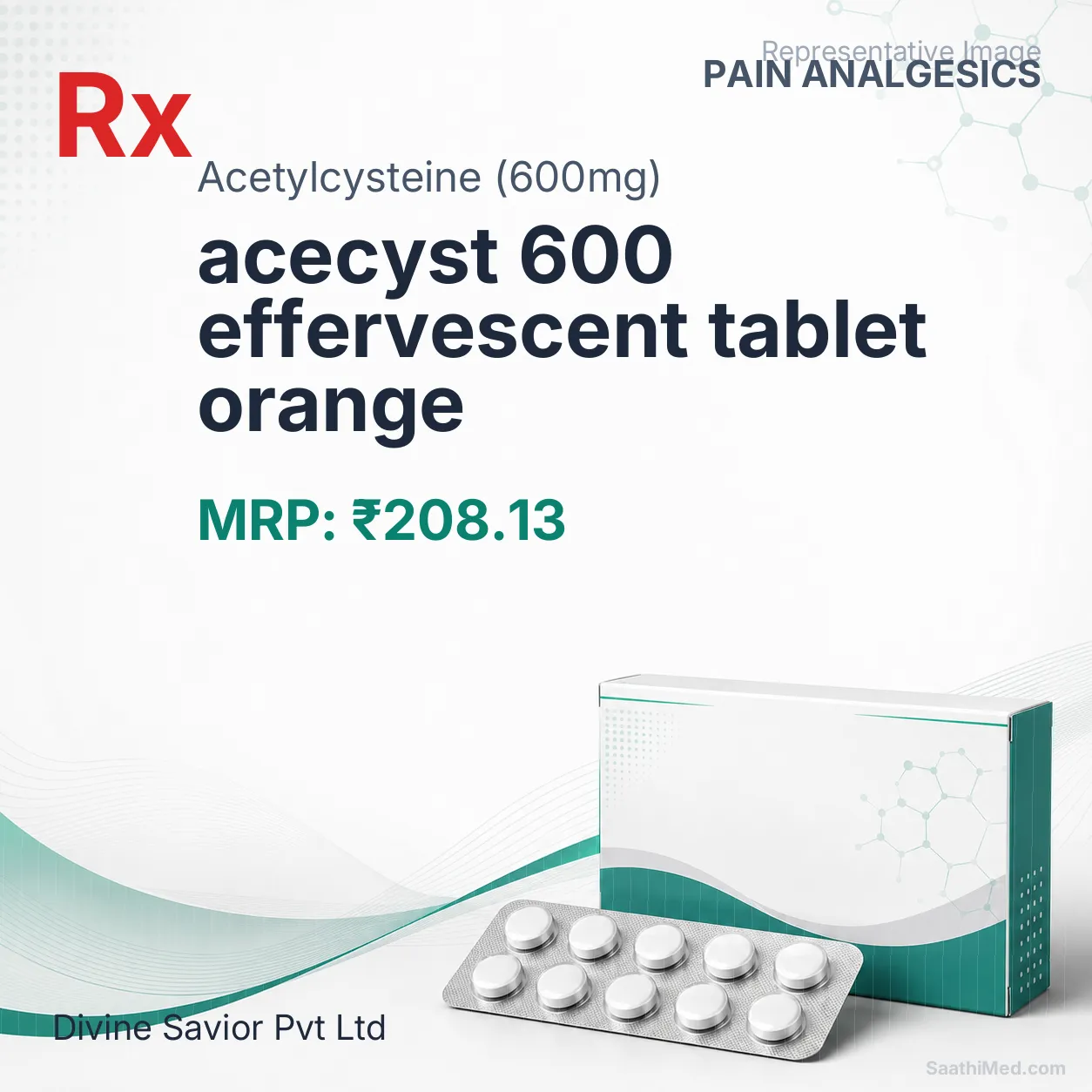 acecyst 600 effervescent tablet orange Allopathy (Acetylcysteine (600mg)) - Uses in Hindi, Side Effects, Substitutes & Price in India