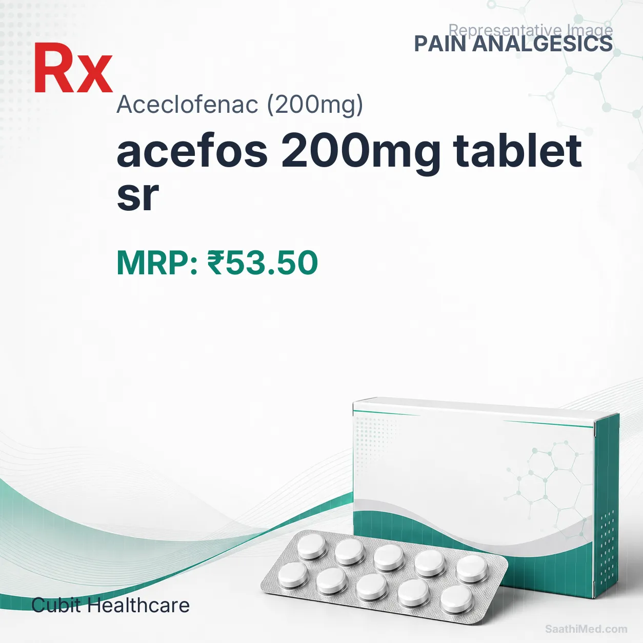 acefos 200mg tablet sr Allopathy (Aceclofenac (200mg)) - Uses in Hindi, Side Effects, Substitutes & Price in India