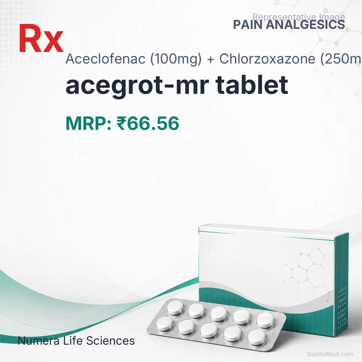 acegrot-mr tablet Allopathy (Aceclofenac (100mg)) - Uses in Hindi, Side Effects, Substitutes & Price in India