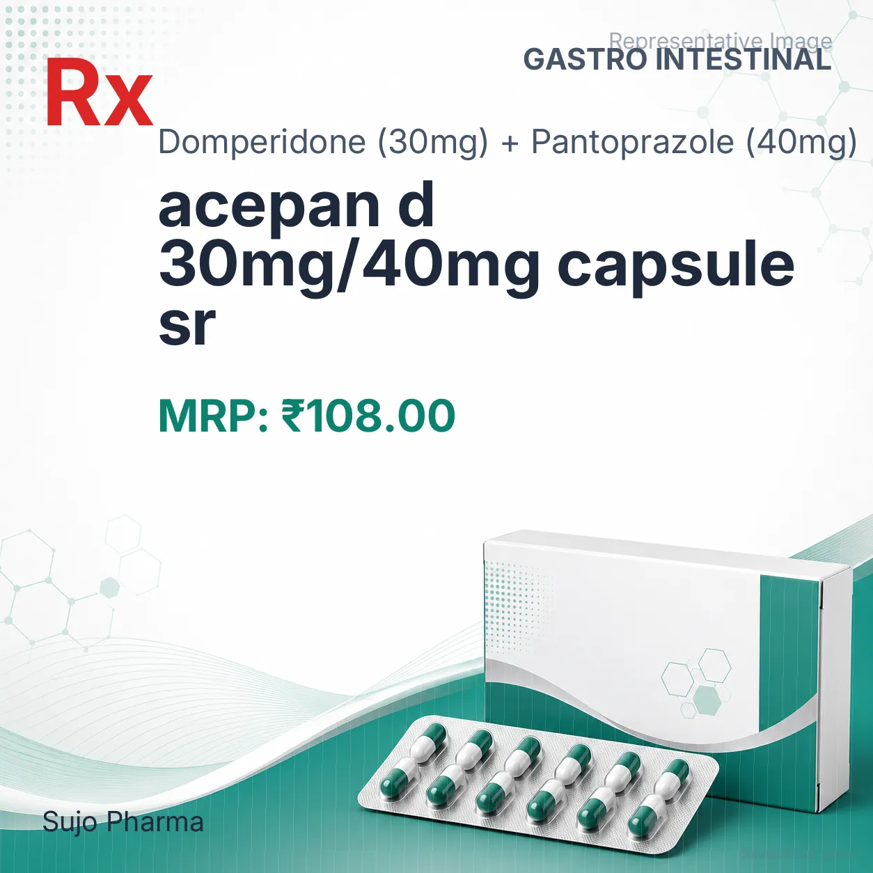 acepan d 30mg/40mg capsule sr Allopathy (Domperidone (30mg)) - Uses in Hindi, Side Effects, Substitutes & Price in India