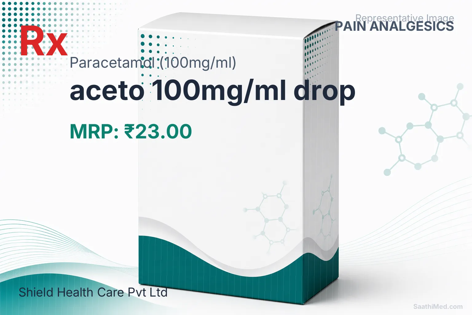 aceto 100mg/ml drop Allopathy (Paracetamol (100mg/ml)) - Uses in Hindi, Side Effects, Substitutes & Price in India