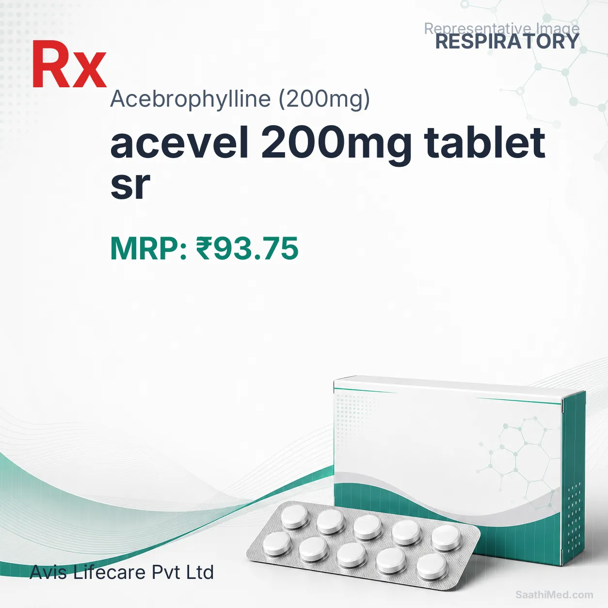 acevel 200mg tablet sr Allopathy (Acebrophylline (200mg)) - Uses in Hindi, Side Effects, Substitutes & Price in India