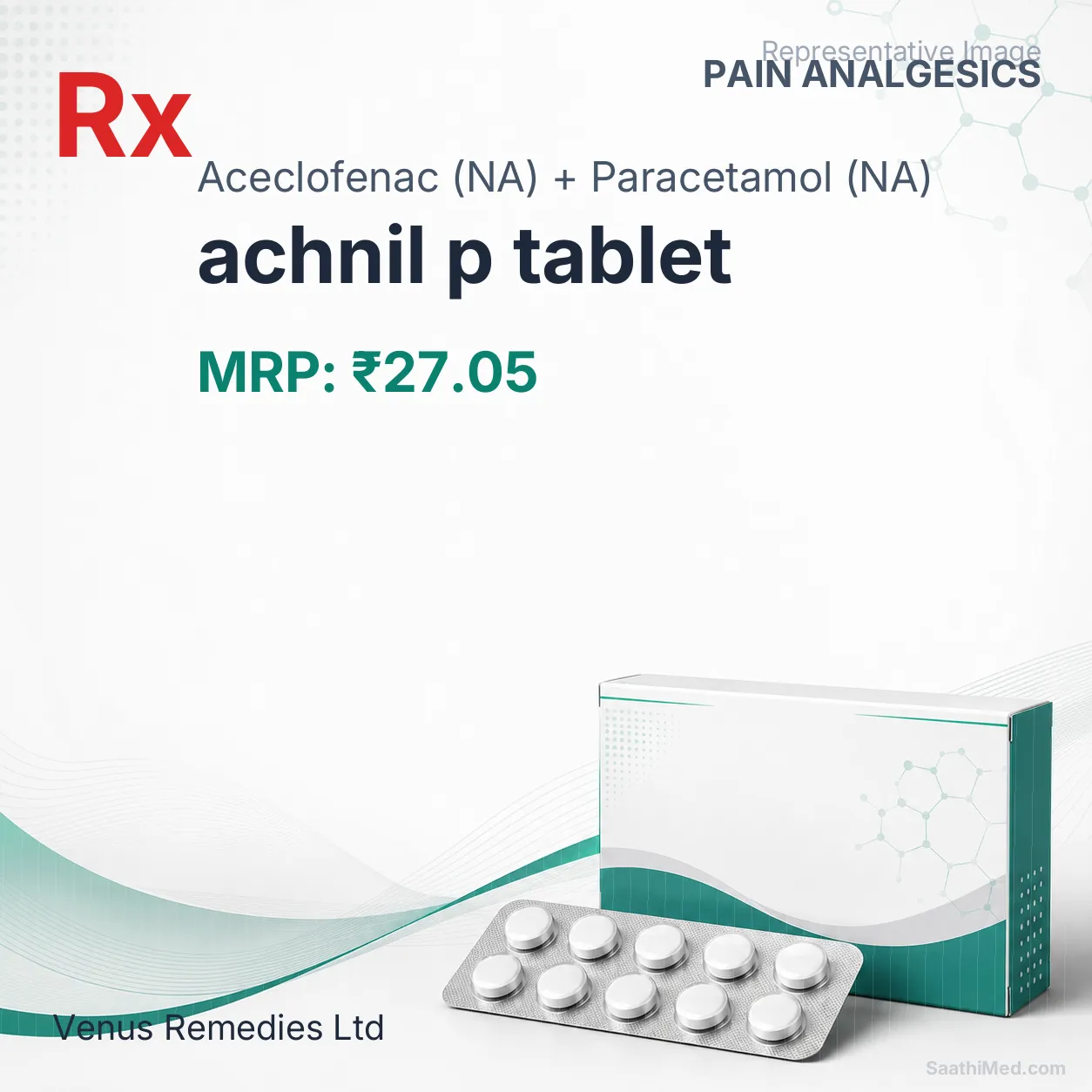 achnil p tablet Allopathy (Aceclofenac (NA)) - Uses in Hindi, Side Effects, Substitutes & Price in India