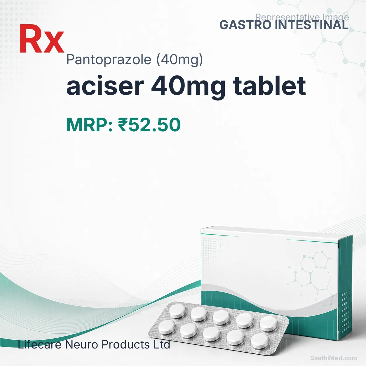 aciser 40mg tablet Allopathy (Pantoprazole (40mg)) - Uses in Hindi, Side Effects, Substitutes & Price in India