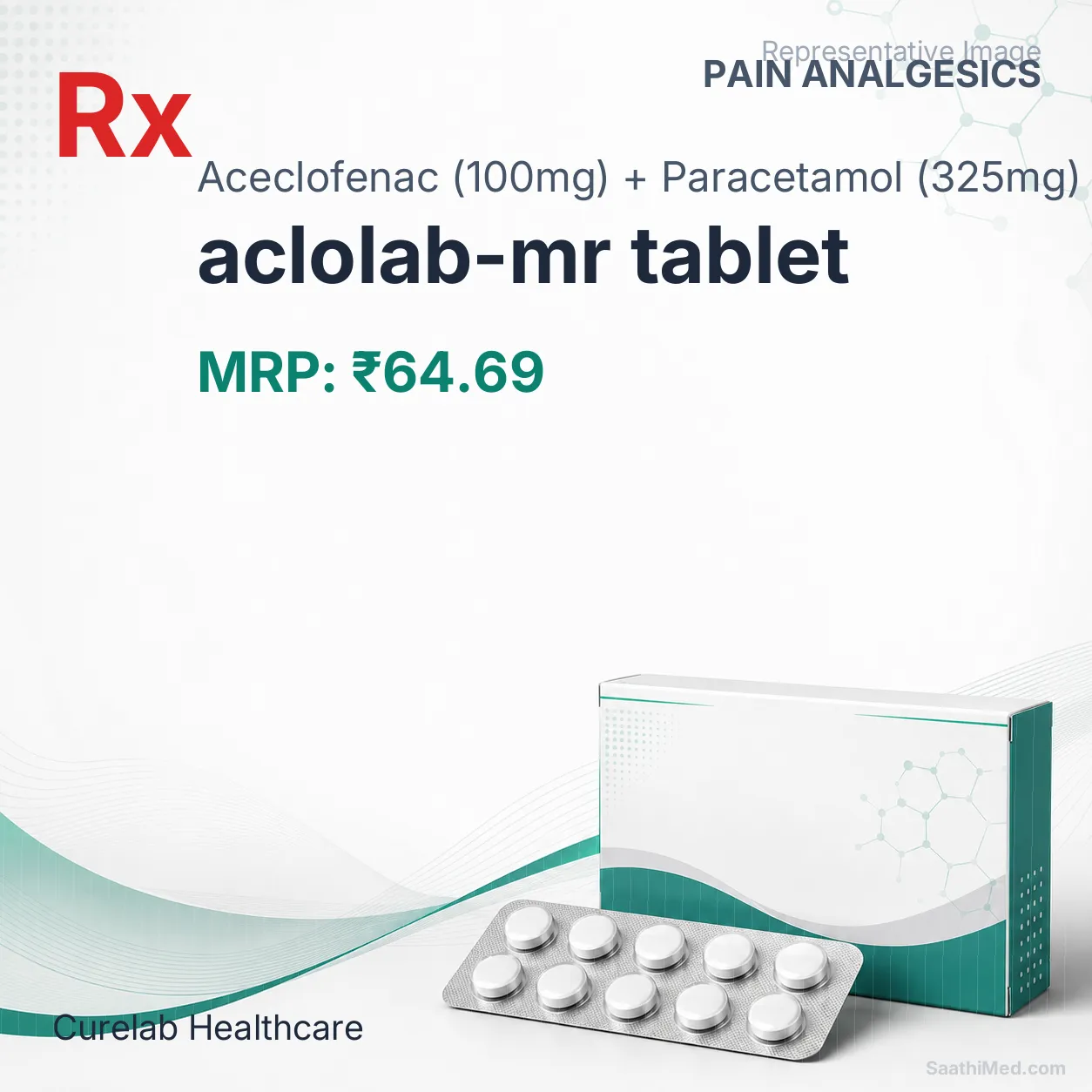 aclolab-mr tablet Allopathy (Aceclofenac (100mg)) - Uses in Hindi, Side Effects, Substitutes & Price in India
