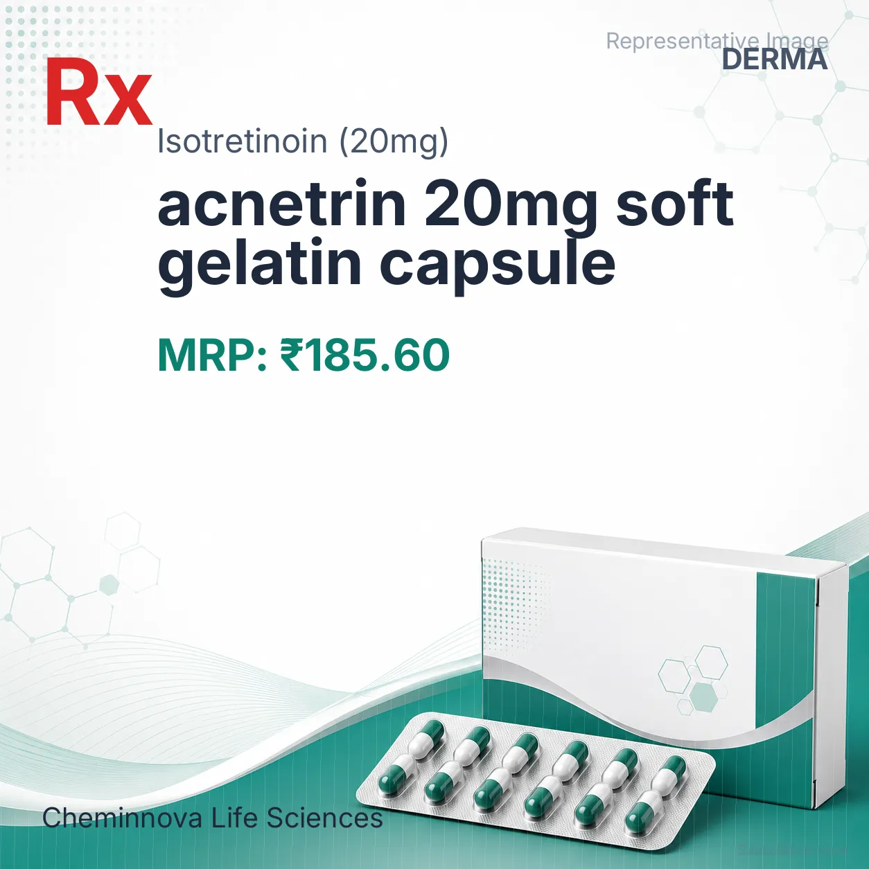 acnetrin 20mg soft gelatin capsule Allopathy (Isotretinoin (20mg)) - Uses in Hindi, Side Effects, Substitutes & Price in India