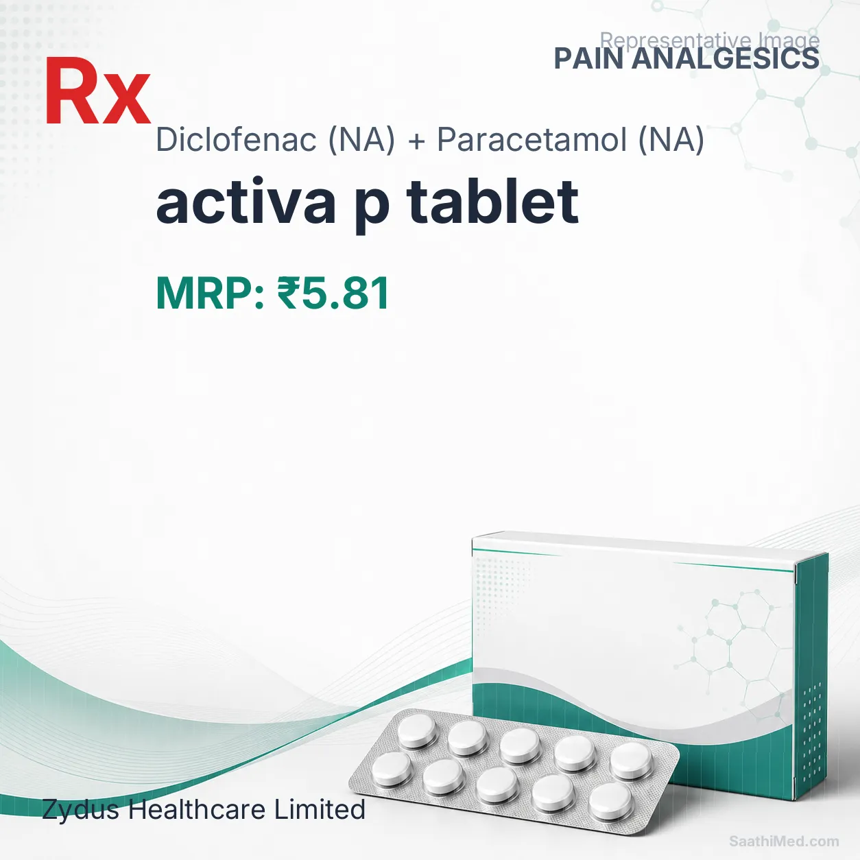 activa p tablet Allopathy (Diclofenac (NA)) - Uses in Hindi, Side Effects, Substitutes & Price in India