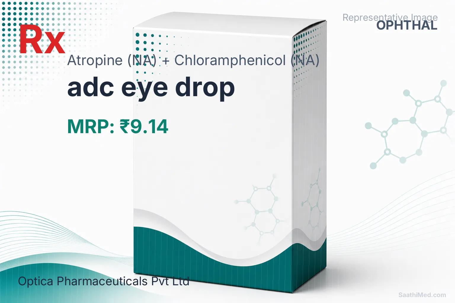 adc eye drop - Atropine (NA) + Chloramphenicol (NA) medicine