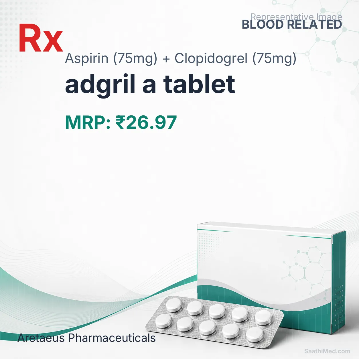 adgril a tablet Allopathy (Aspirin (75mg)) - Uses in Hindi, Side Effects, Substitutes & Price in India