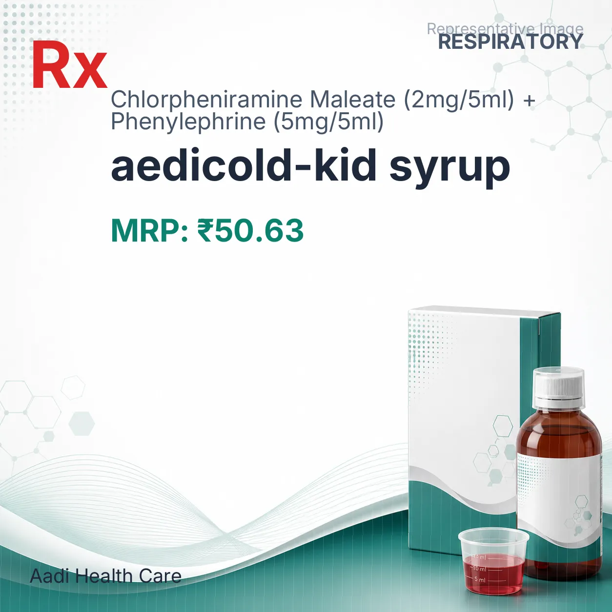 aedicold-kid syrup Allopathy (Chlorpheniramine Maleate (2mg/5ml)) - Uses in Hindi, Side Effects, Substitutes & Price in India