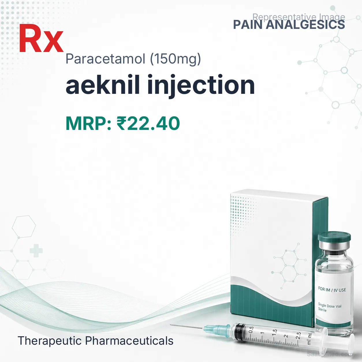 aeknil injection Allopathy (Paracetamol (150mg)) - Uses in Hindi, Side Effects, Substitutes & Price in India