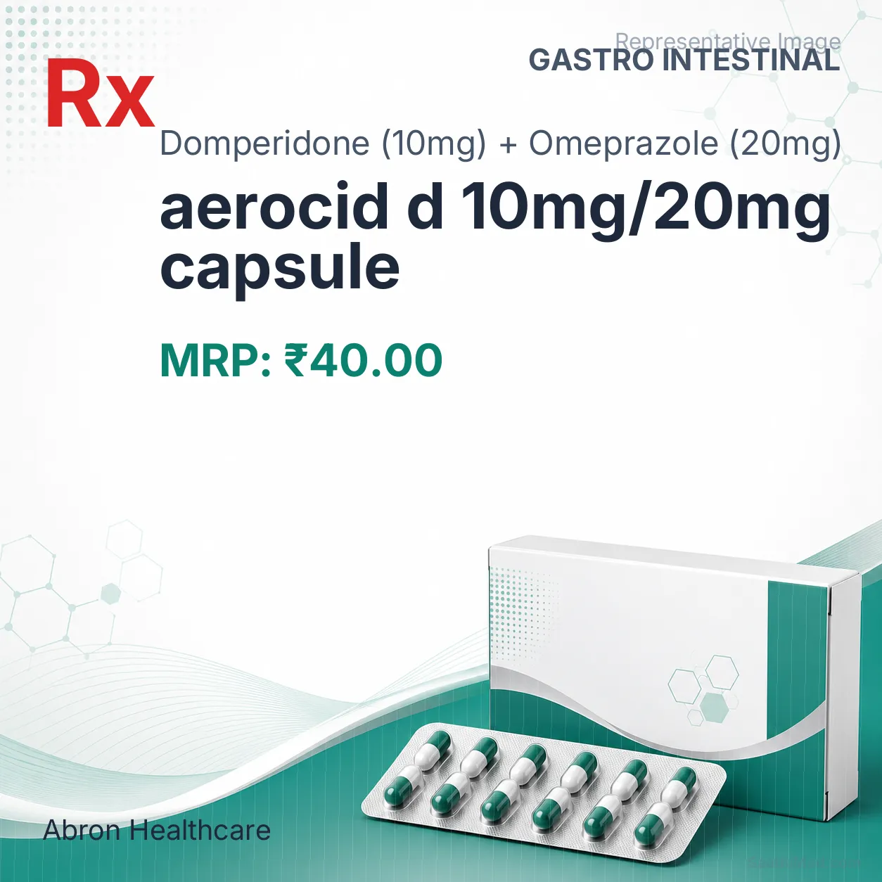 aerocid d 10mg/20mg capsule Allopathy (Domperidone (10mg)) - Uses in Hindi, Side Effects, Substitutes & Price in India