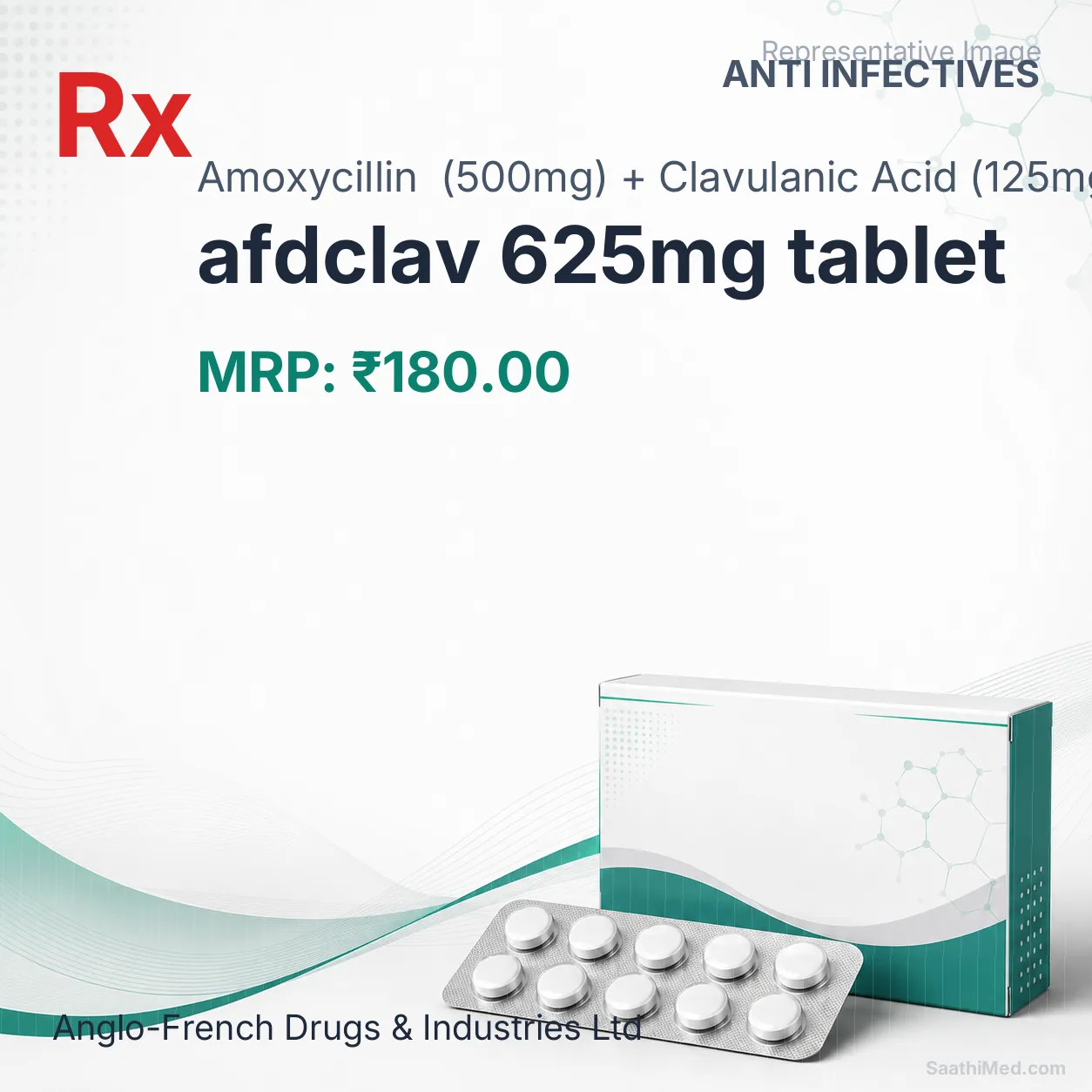 afdclav 625mg tablet Allopathy (Amoxycillin (500mg)) - Uses in Hindi, Side Effects, Substitutes & Price in India