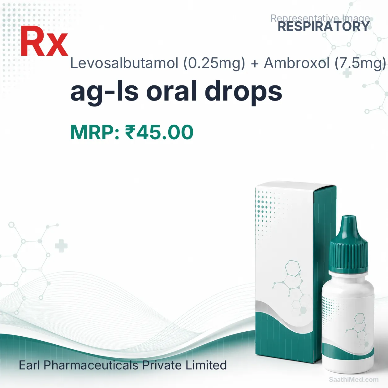 ag-ls oral drops Allopathy (Levosalbutamol (0.25mg)) - Uses in Hindi, Side Effects, Substitutes & Price in India