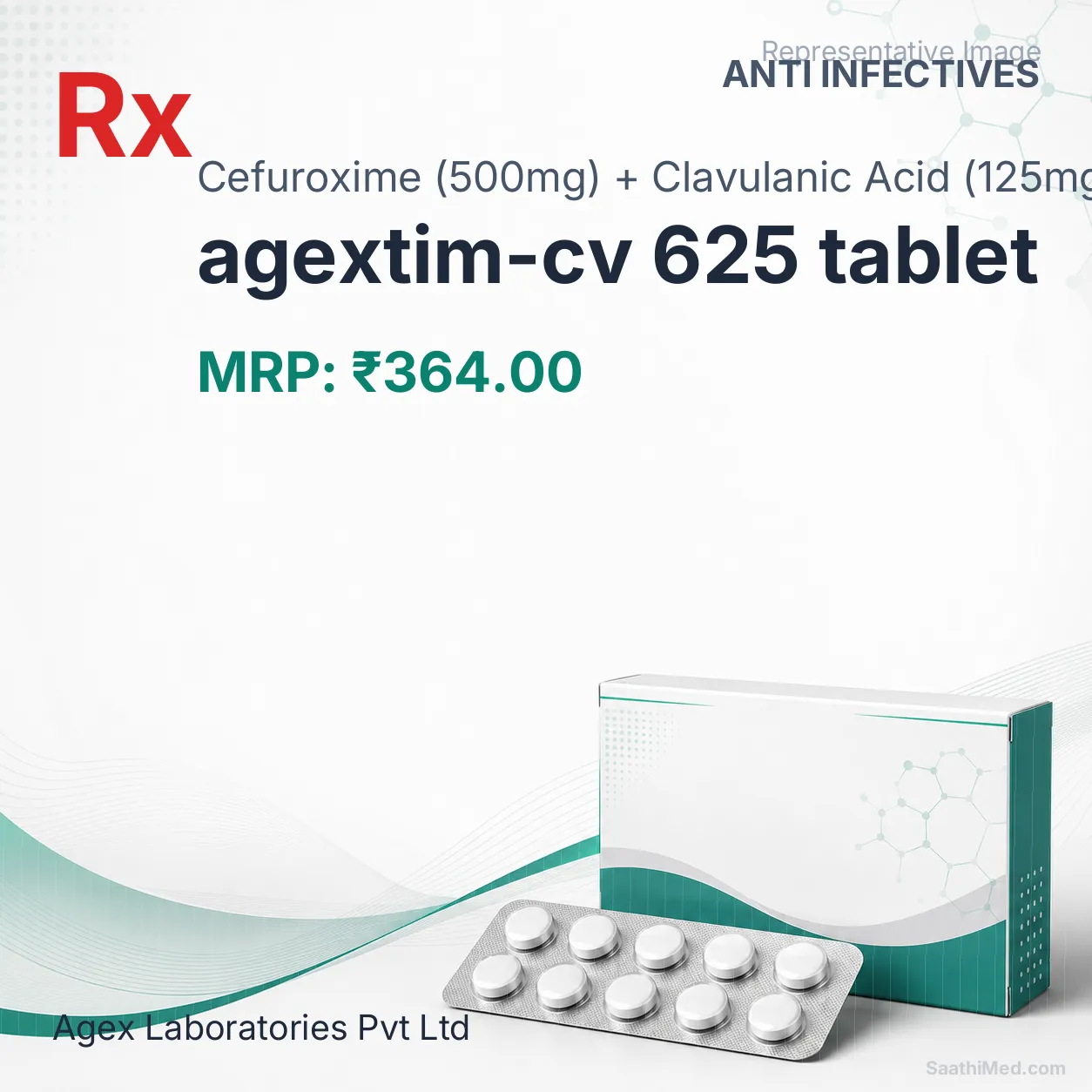 agextim-cv 625 tablet Allopathy (Cefuroxime (500mg)) - Uses in Hindi, Side Effects, Substitutes & Price in India