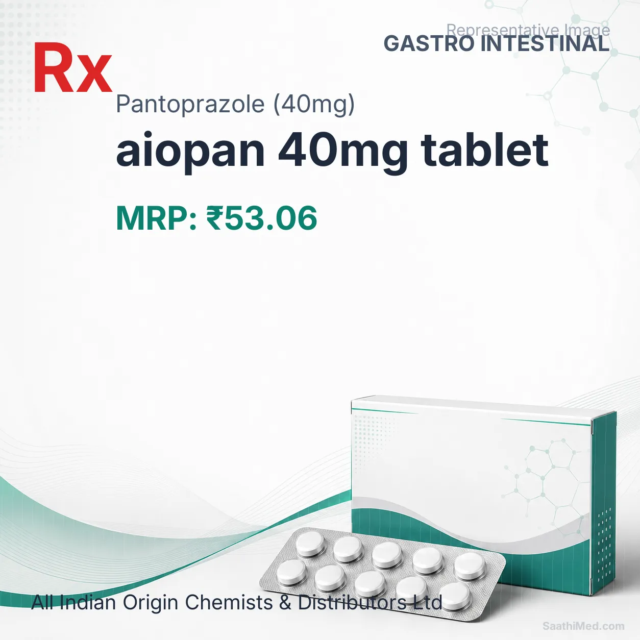 aiopan 40mg tablet - Pantoprazole (40mg) medicine