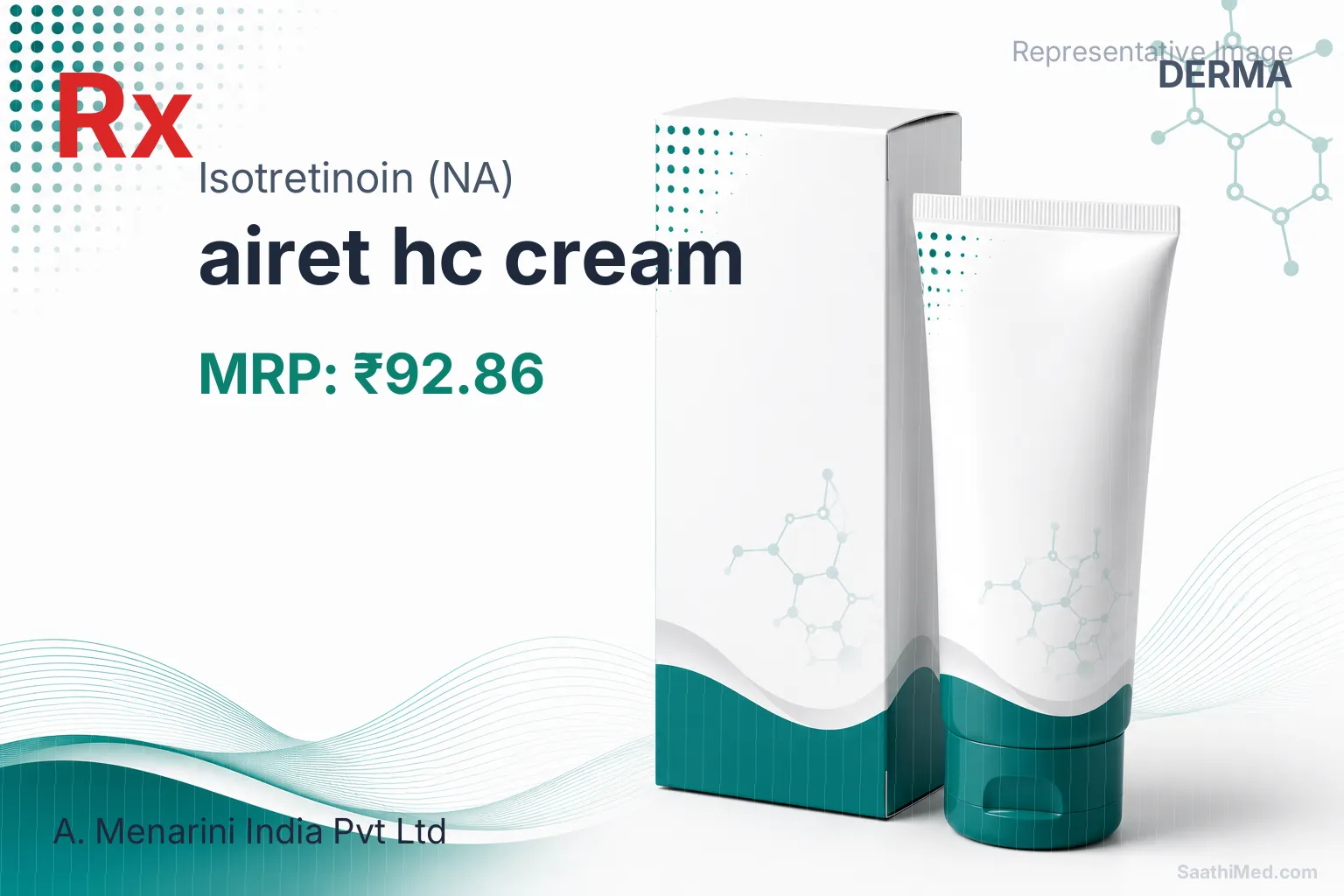 airet hc cream Allopathy (Isotretinoin (NA)) - Uses in Hindi, Side Effects, Substitutes & Price in India